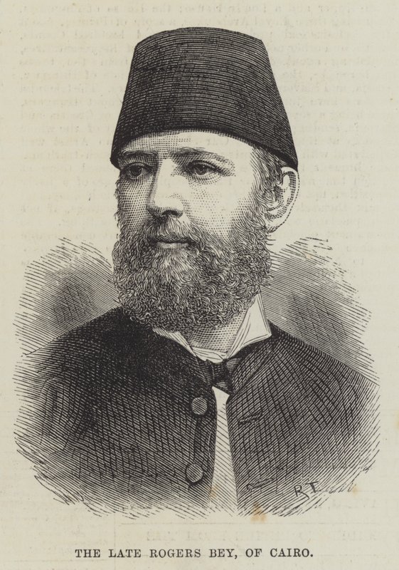 A néhai Rogers Bey, Kairó (metszet) alkotó: English School