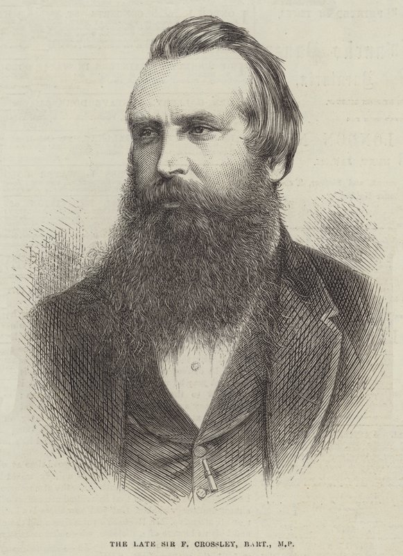A néhai Sir F Crossley, Baronet, képviselő (metszet) alkotó: English School