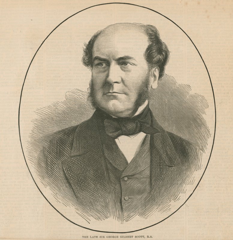 A néhai Sir George Gilbert Scott, RA, építész alkotó: English School