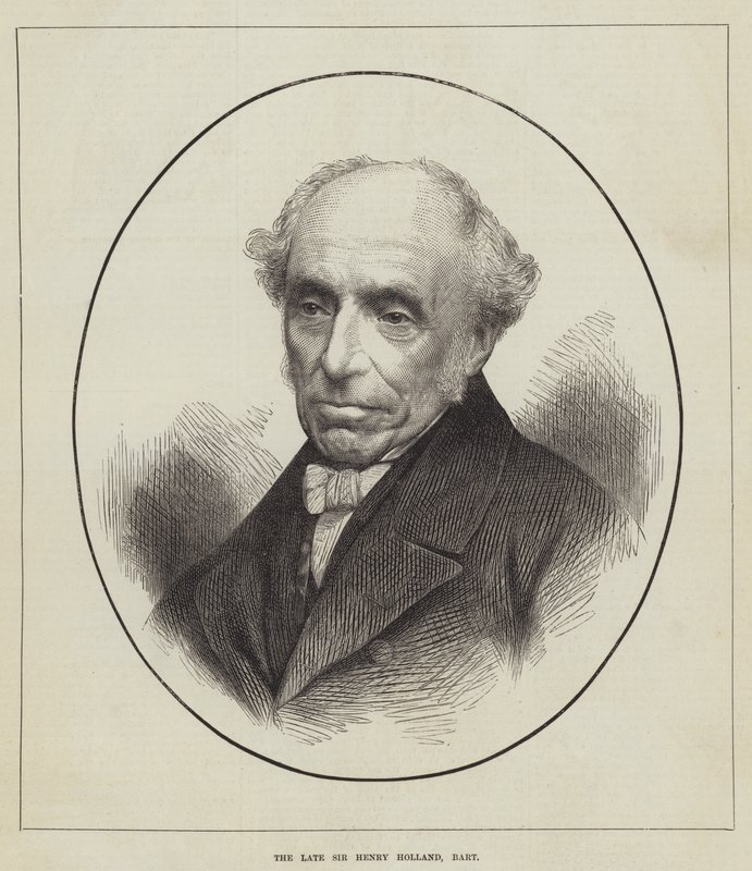 A néhai Sir Henry Holland, Baronet (metszet) alkotó: English School