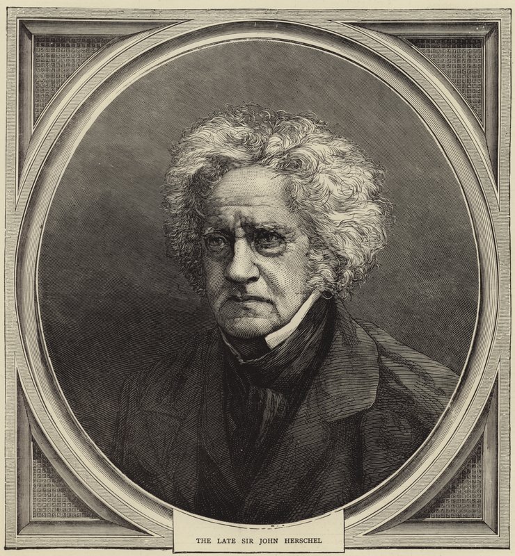 A néhai Sir John Herschel alkotó: English School