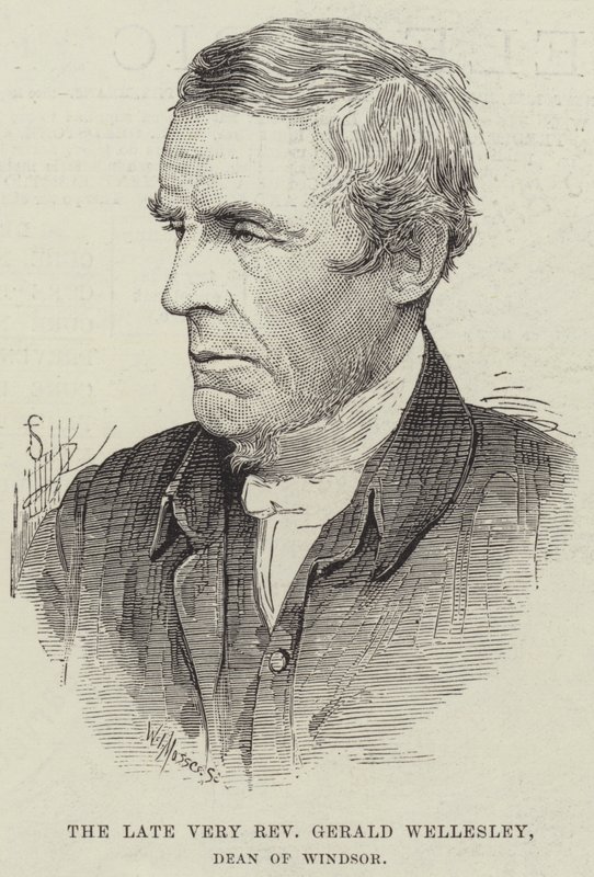 A néhai nagytiszteletű Gerald Wellesley, Windsor dékánja (metszet) alkotó: English School