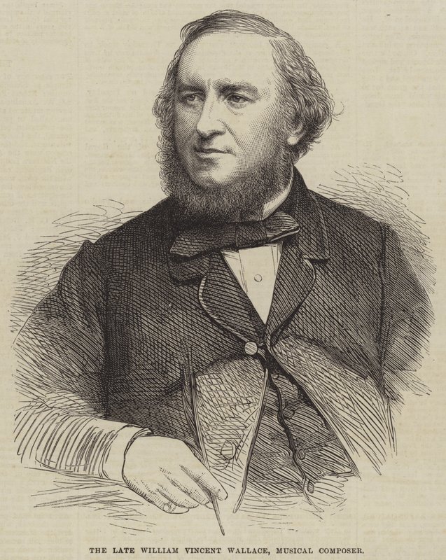 A néhai William Vincent Wallace zeneszerző (metszet) alkotó: English School