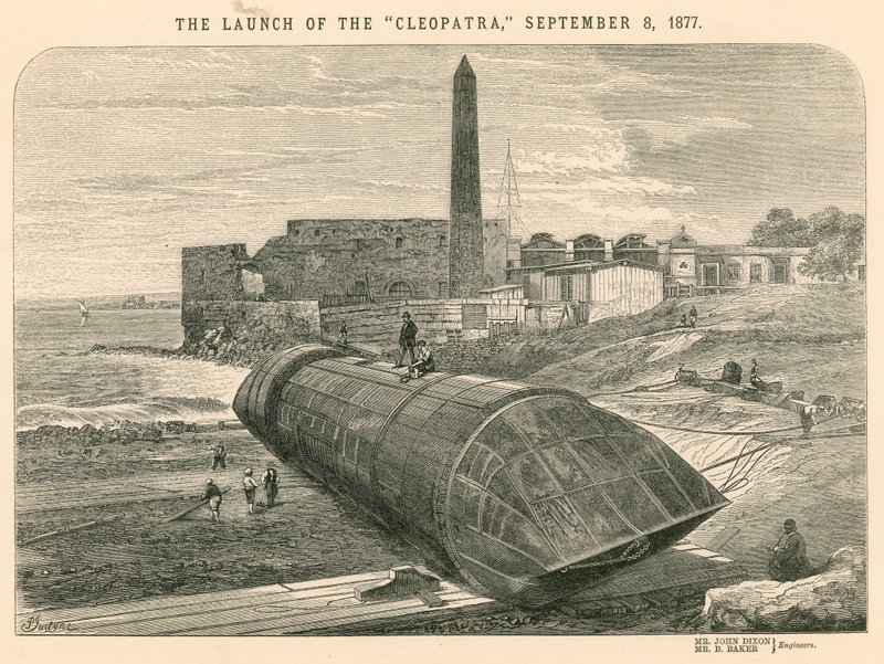 A Kleopátra felbocsátása, 1877. szeptember 8 alkotó: English School