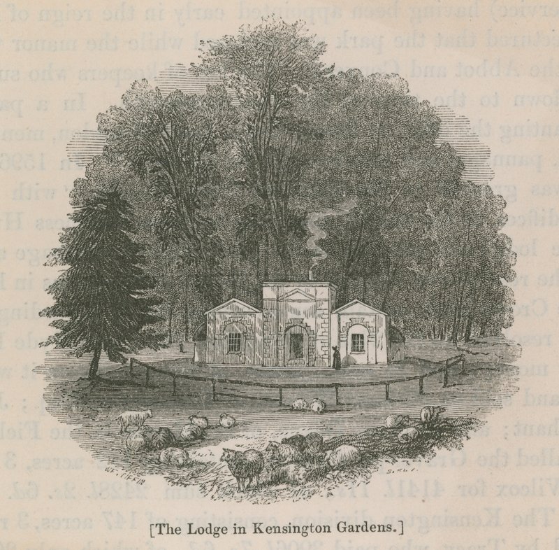 A szállás a Kensington Gardensben alkotó: English School