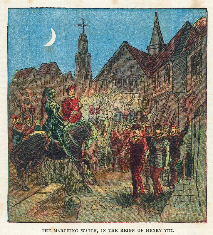 A menetőrség VIII. Henrik király uralkodása alatt alkotó: English School