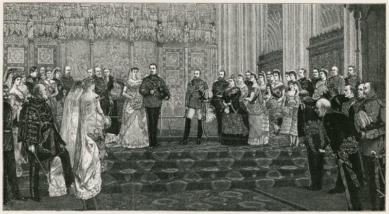 Albany hercegének házassága alkotó: English School