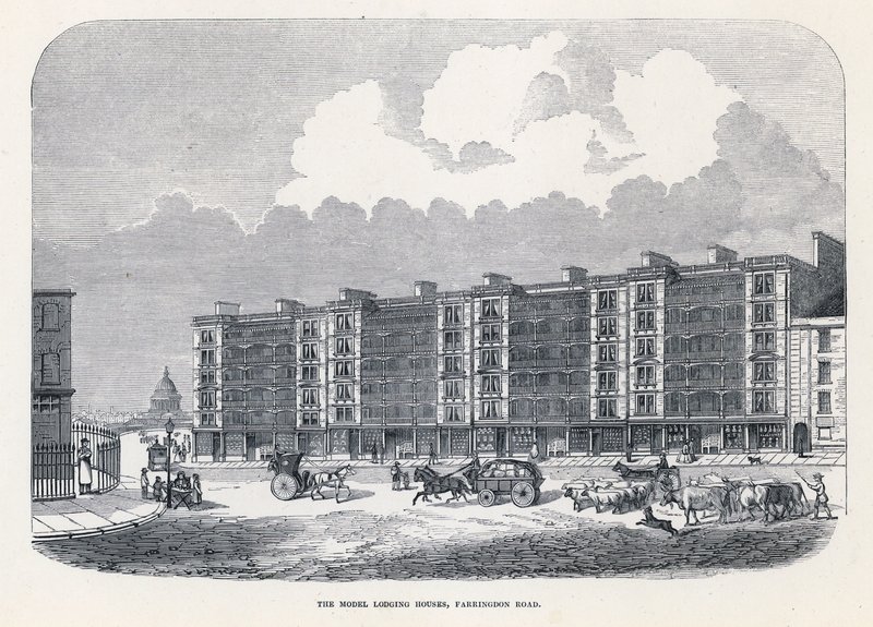 A mintaszállók, Farringdon Road, London alkotó: English School