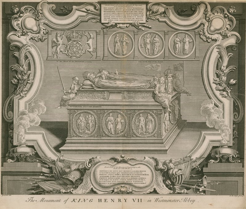 Henrik király emlékműve VII alkotó: English School