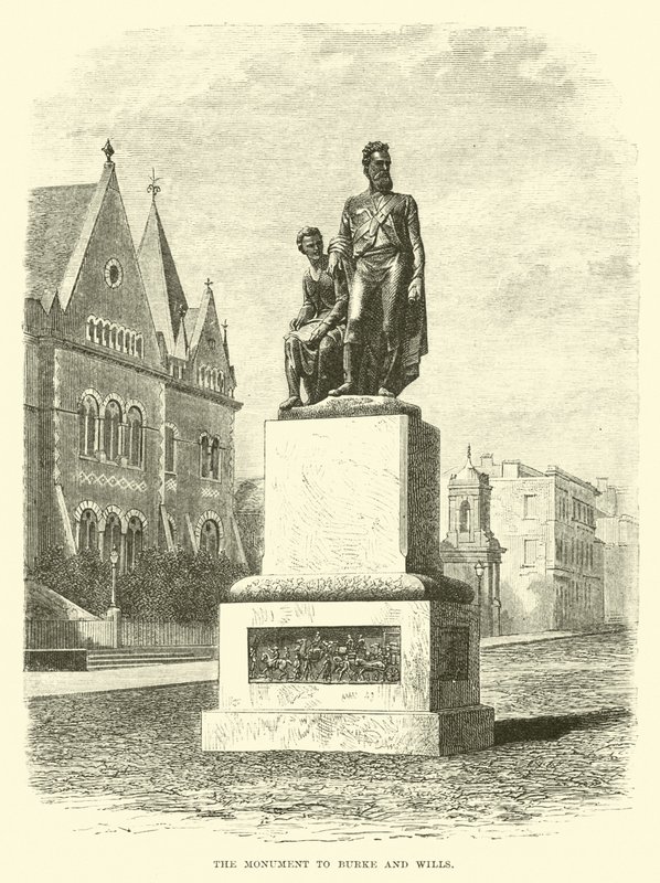 Burke és Wills emlékműve alkotó: English School
