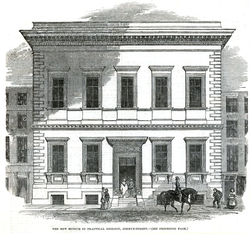 Az új Gyakorlati Geológiai Múzeum, Jermyn Street, London alkotó: English School