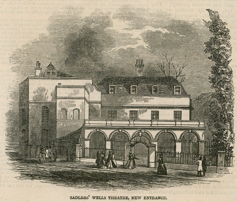 A londoni Sadlers Wells Színház új bejárata alkotó: English School