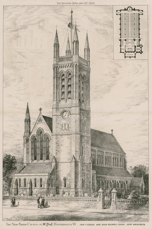 Szent Pál új plébániatemploma, Hammersmith alkotó: English School