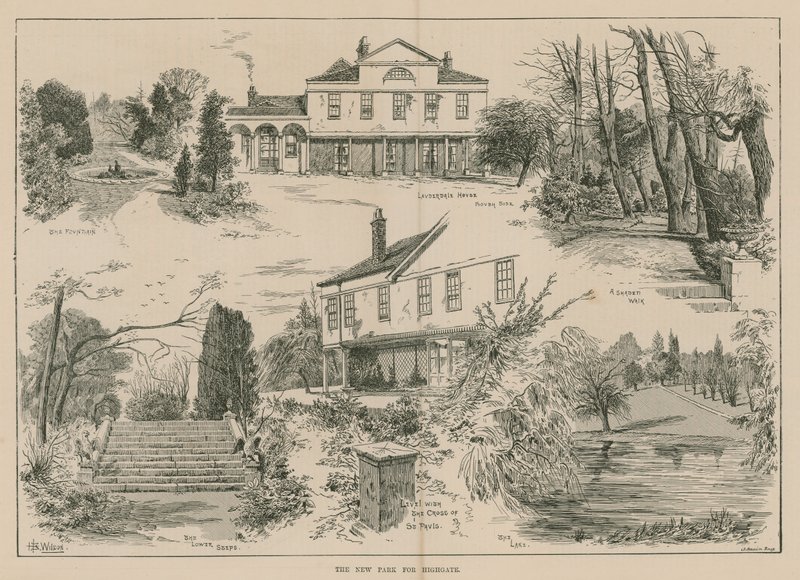 A londoni Highgate új parkja alkotó: English School