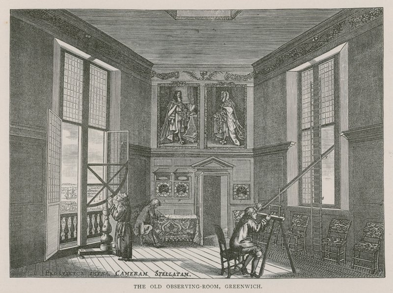 A régi megfigyelő szoba, Greenwich alkotó: English School