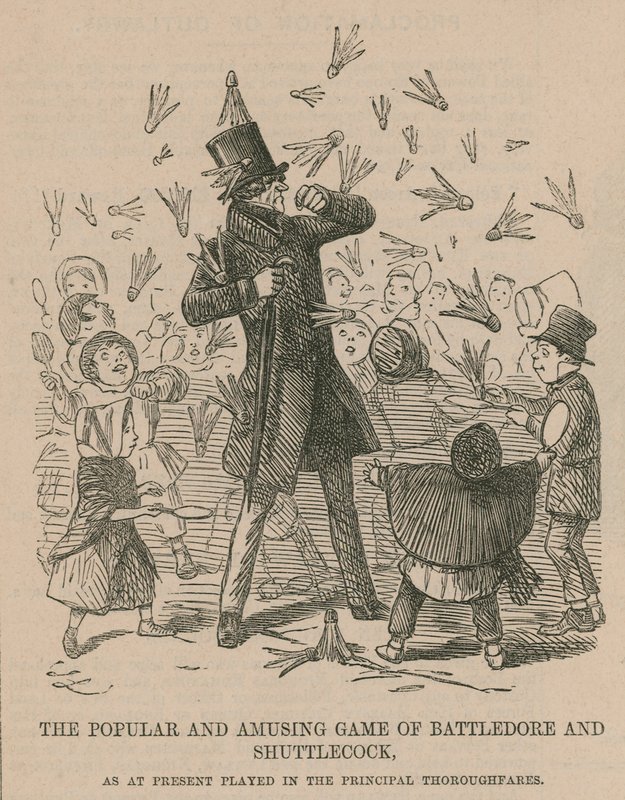 Battledore és Shuttlecock népszerű és mulatságos játéka alkotó: English School