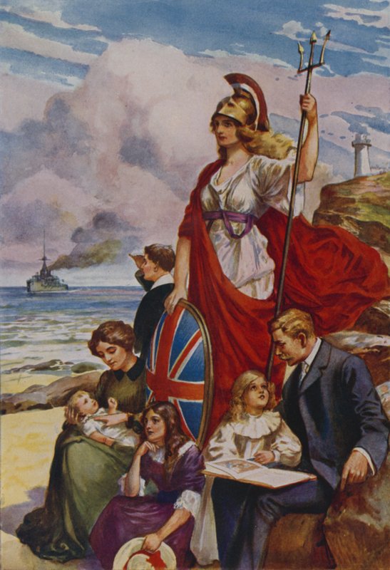 Britannia büszke bástyái alkotó: English School
