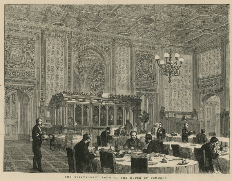 Az alsóház frissítő szobája alkotó: English School