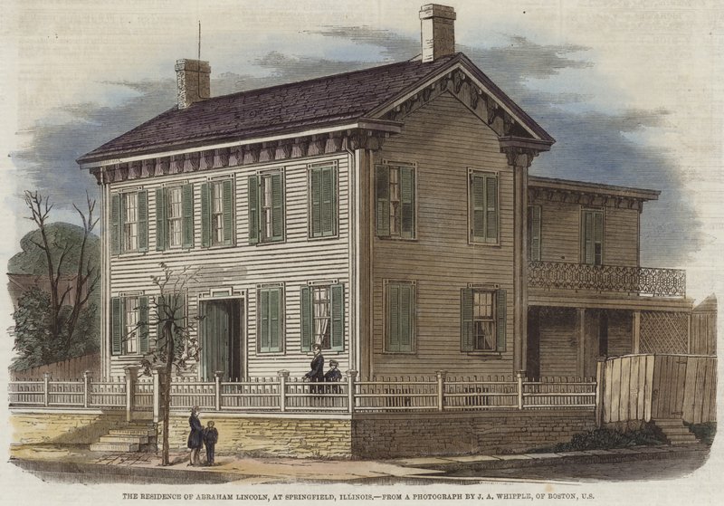 Abraham Lincoln rezidenciája alkotó: English School