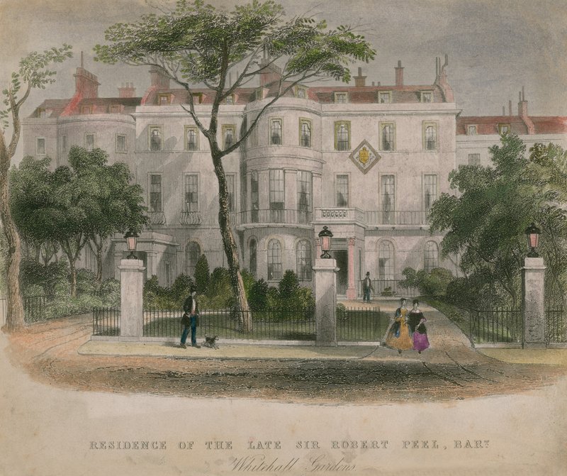 A néhai Sir Robert Peel rezidenciája alkotó: English School