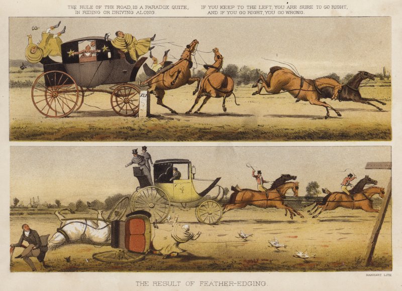 A tollszegélyezés eredménye (színes litho) alkotó: English School