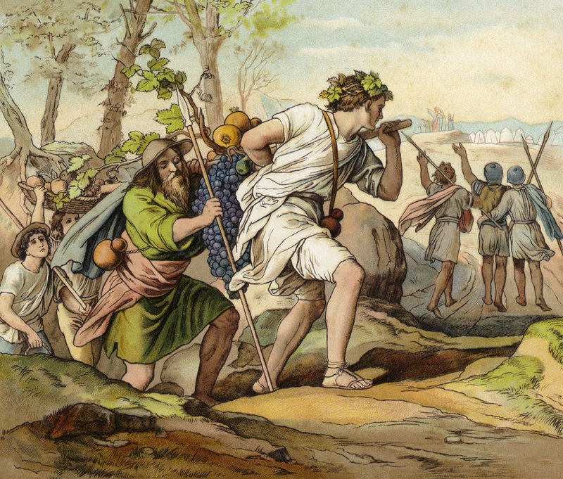 Józsué és Káleb visszatérése alkotó: English School