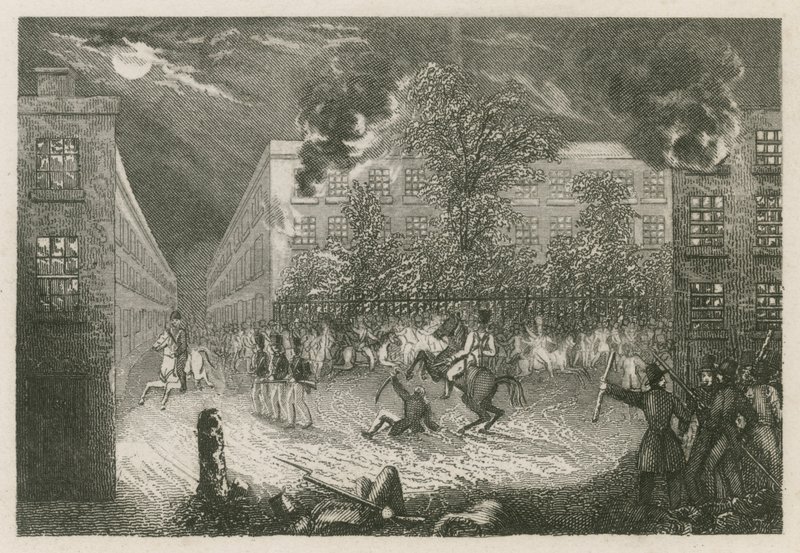 A bristoli zavargások, 1831 alkotó: English School