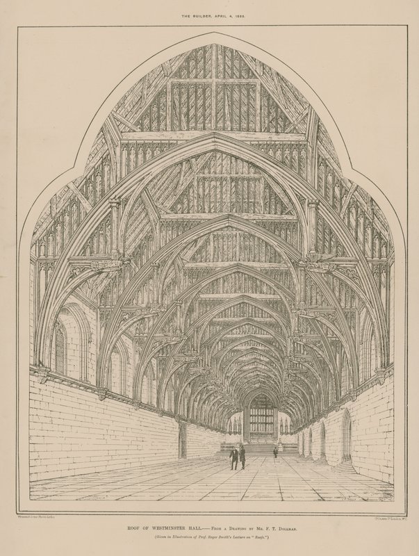 A Westminster Hall teteje alkotó: English School