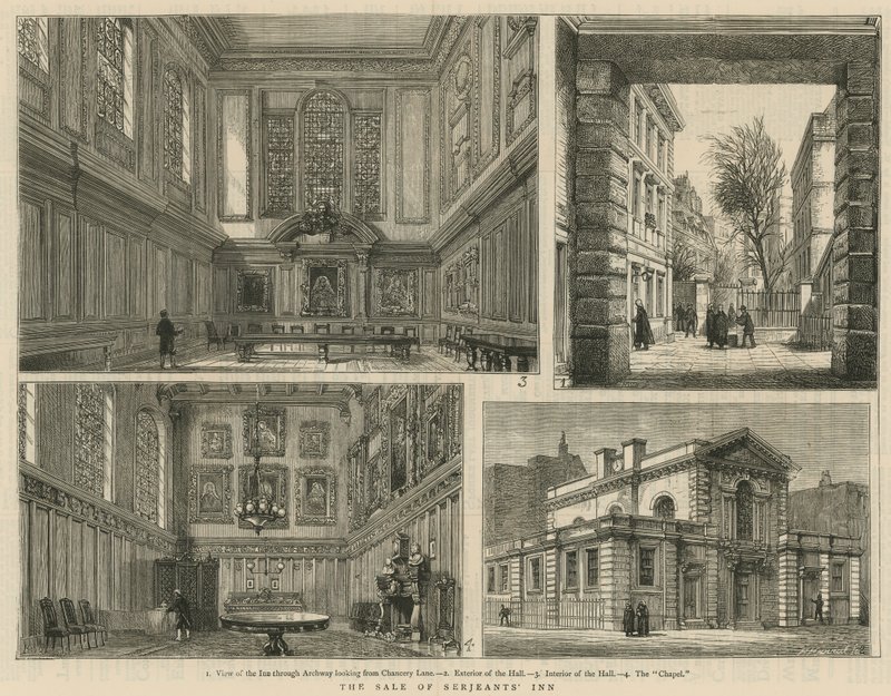 A Serjeants Inn eladása alkotó: English School