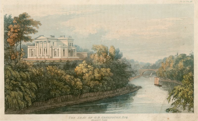 G B Greenough székhelye, Regents Park, London alkotó: English School