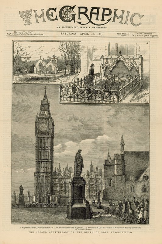 Lord Beaconsfield halálának második évfordulója alkotó: English School
