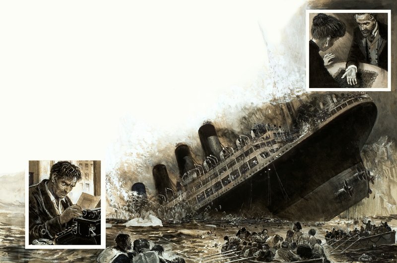 A Titanic elsüllyedése alkotó: English School