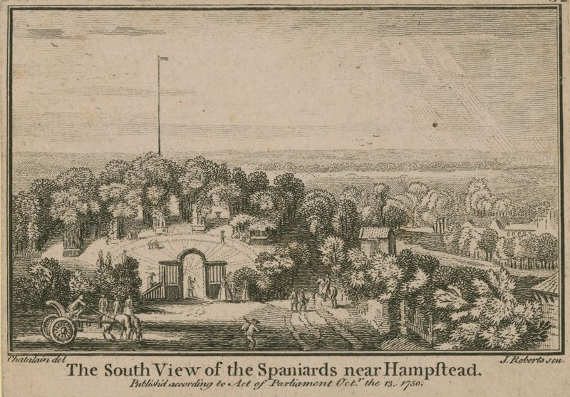 A spanyolok Hampstead fogadójának déli képe alkotó: English School