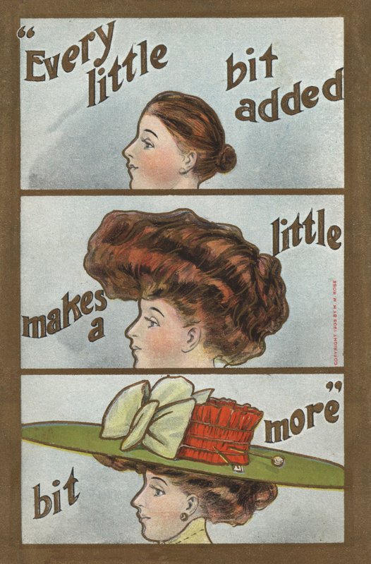 A fodrászat szakaszai (színes litho) alkotó: English School