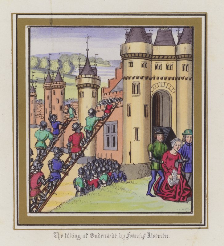 Francis Atremen Oudenarde felvétele (színes metszet) alkotó: English School