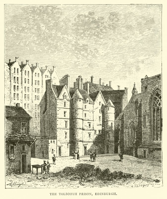 A tolbooth-i börtön, Edinburgh alkotó: English School