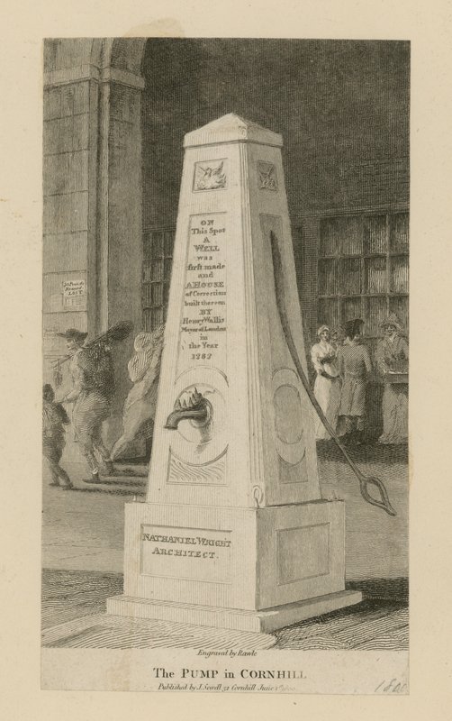 A vízszivattyú Cornhillben alkotó: English School