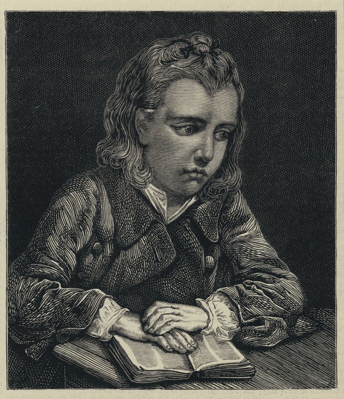 A fiatal diák (metszet) alkotó: English School