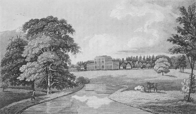 Theobalds, Hertfordshire (metszet) alkotó: English School