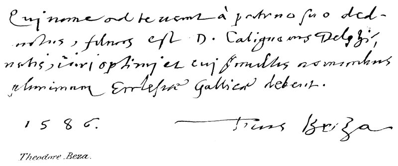 Theodore Beza alkotó: English School
