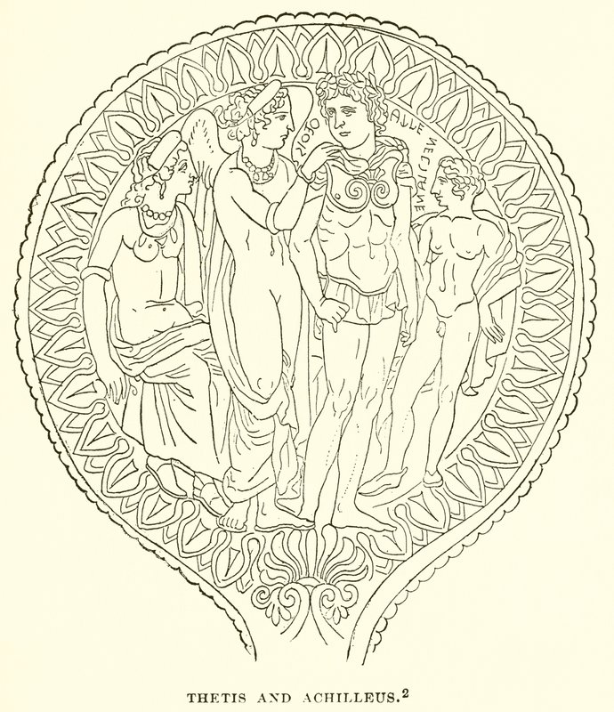 Thetis és Achilles alkotó: English School
