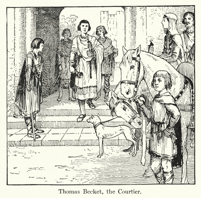 Thomas Becket, az udvaronc alkotó: English School