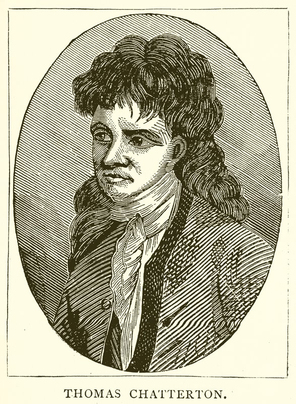 Thomas Chatterton alkotó: English School