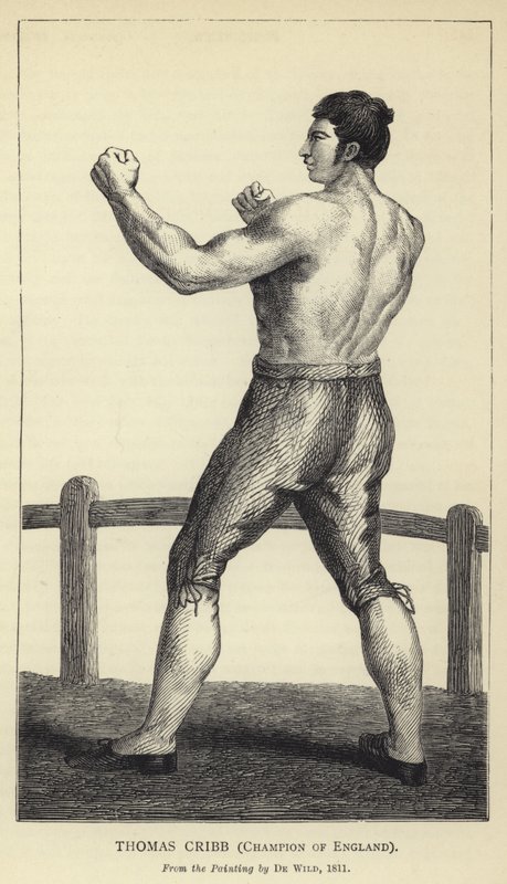 Thomas Cribb, Anglia bajnoka, De Wild festményéből, 1811 alkotó: English School
