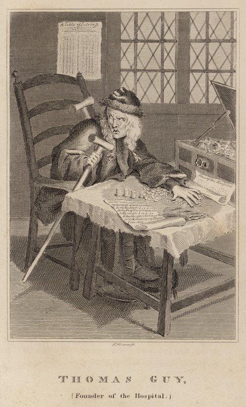Thomas Guy, a Kórház alapítója alkotó: English School