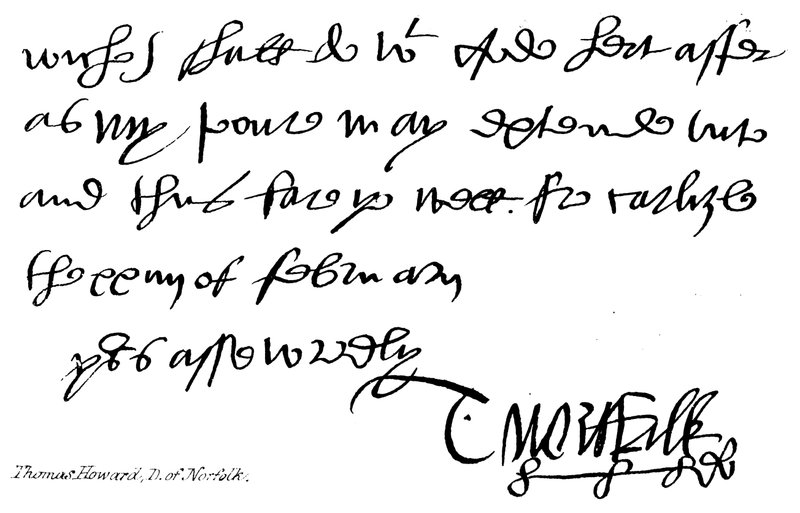 Thomas Howard, Norfolk D alkotó: English School