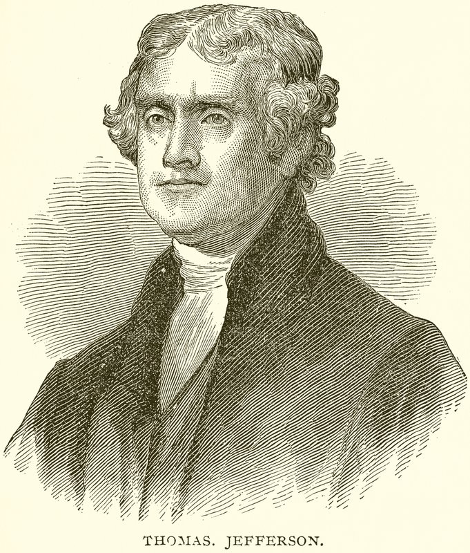 Thomas Jefferson alkotó: English School