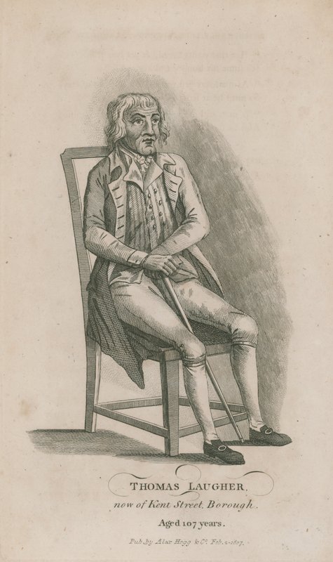Thomas Laugher, jelenleg a londoni Kent Street Borough-ból, 107 éves alkotó: English School