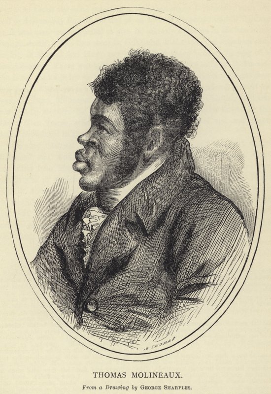 Thomas Molineaux, George Sharples rajzából alkotó: English School