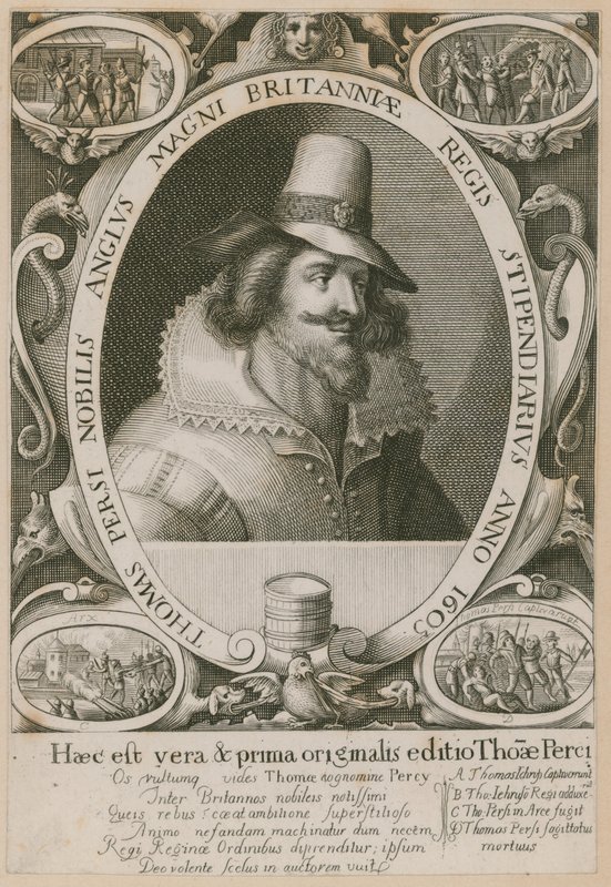 Thomas Percy, a puskaporos összeesküvés egyik összeesküvője alkotó: English School